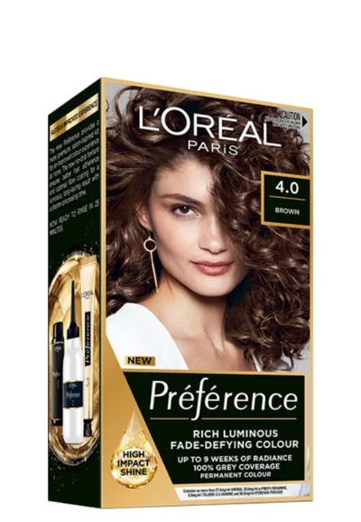 Préference barva na vlasy, 4.0 Brown