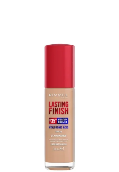 Lasting Finish dlouhotrvající make-up s kyselinou hyaluronovou, 150 Rose Vanilla