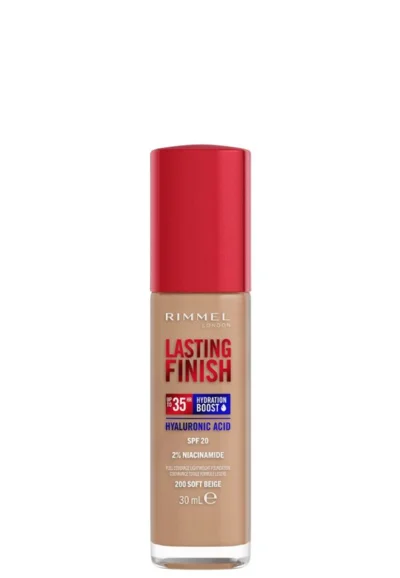 Lasting Finish dlouhotrvající make-up s kyselinou hyaluronovou, 200 Soft Beige