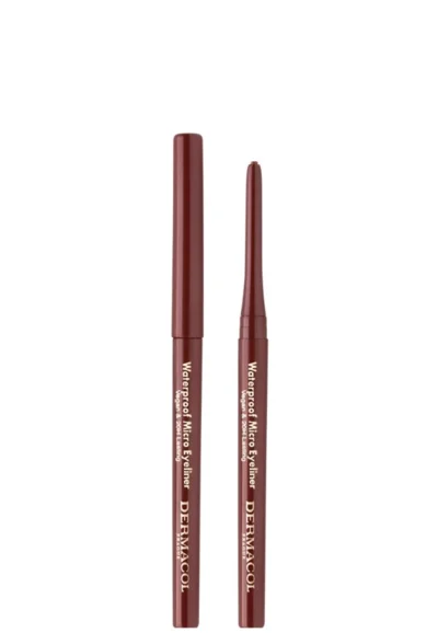 Waterproof Micro Eyeliner tužka na oči, 02 Hnědá