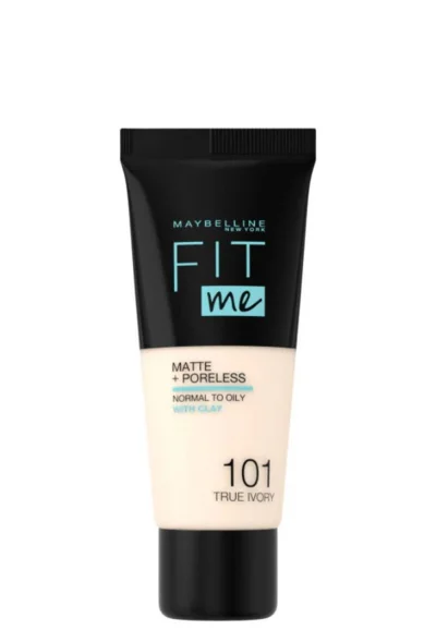 Fit Me Matte & Poreless make-up, 101 True Ivory