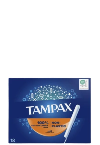 Tampony s aplikátorem Super Plus, 18 ks